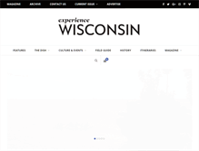 Tablet Screenshot of experiencewisconsinmag.com
